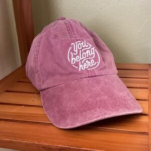 You Belong Here - To Write Love On Her Arms - Pink Baseball cap